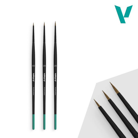 VLJB01990 - Vallejo Pro Modeler Definition Brush Set