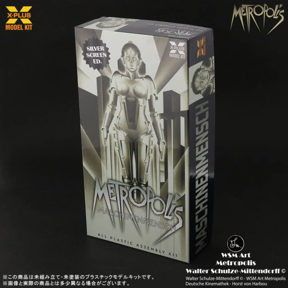 X-Plus 1/8 Metropolis Maschinenmensch Silver Screen Edition