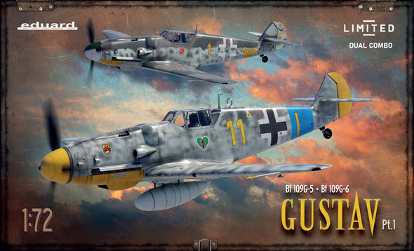 Eduard 1/72 Bf 109G Gustav Part 1 Limited Edition Dual Combo