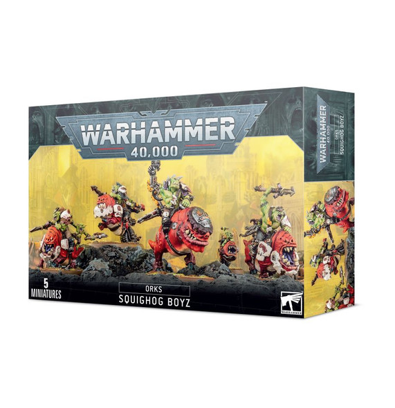 GAM50-54 - Games Workshop Warhammer 40K Orks Squighog Boyz GAM50-54 - Games Workshop Warhammer 40K Orks Squighog Boyz