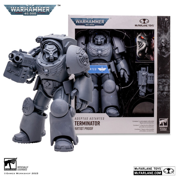 MFT11218 - McFarlane Toys Warhammer 40K Adeptus Astartes Terminator Artist Proof