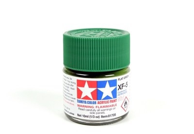 TAMXF5 - Tamiya - Flat Green Acrylic - 10mL Bottle