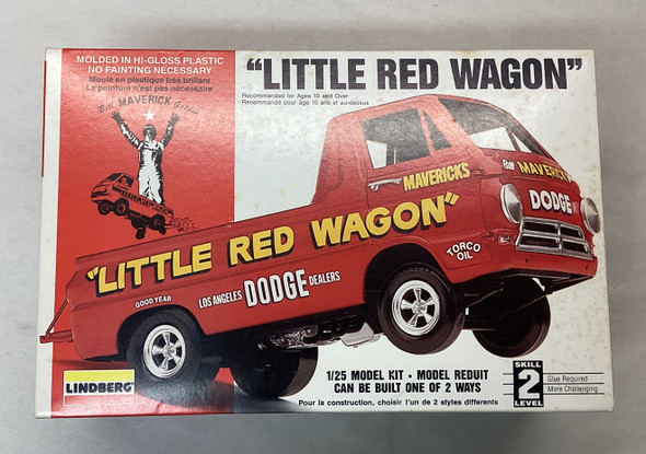 LIN72158 - Lindberg 1/25 1965 Dodge A-100 Pickup Little Red Wagon - WWWEB10112294