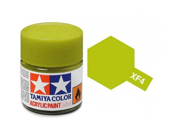 TAMXF4 - Tamiya - Flat Yellow Green Acrylic - 10mL Bottle