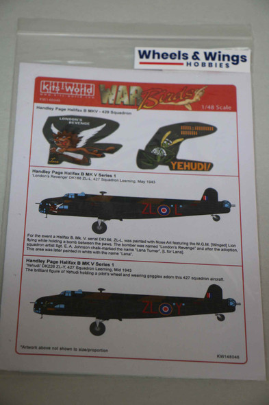 Warbirds Decals 1/48 Handley Page Halifax KW148046