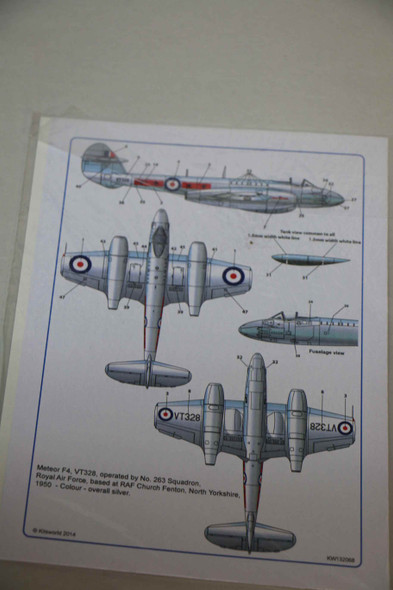 Warbirds Decals 1/32 Gloster Meteor KW132068