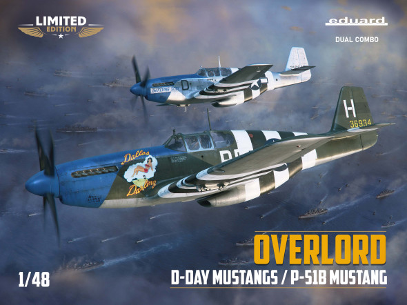 Eduard 1/48 P-51B Mustang Dual Combo - Overlord: D-Day Mustangs