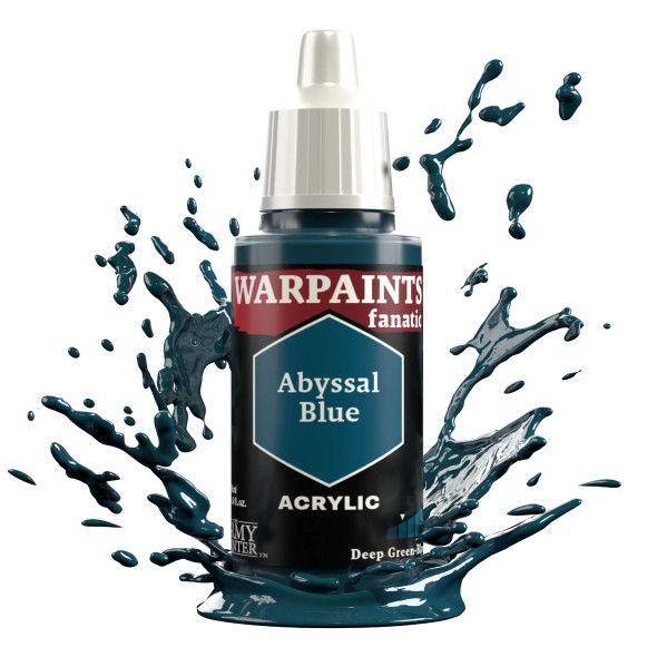 WP3032 The Army Painter Warpaints Fanatic  Abyssal Blue