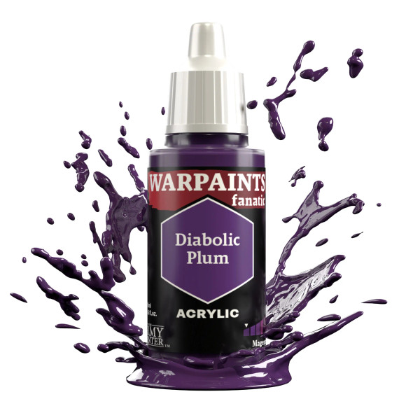 WP3133 The Army Painter Warpaints Fanatic  Diabolic Plum