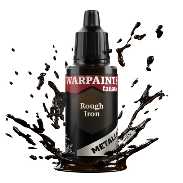 WP3181 The Army Painter Warpaints Fanatic Metallic Rough Iron