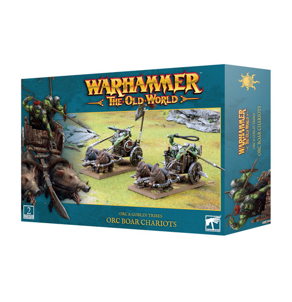 GAM09-07 - Games Workshop The Old World Orc Boar Chariots