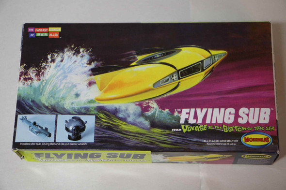 MOE101 - Moebius Models 1/128 Mini Flying Sub & Diving Bell - WWWEB10112642