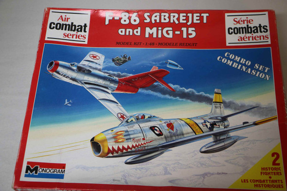 MON6049 - Monogram 1/48 F-86 Sabrejet and MiG-15 - WWWEB10112649
