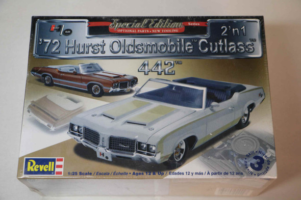 RMX85-4244 - Revell 1/25 1972 Hurst Olds Cutlass 442 2'n 1 - WWWEB10112684