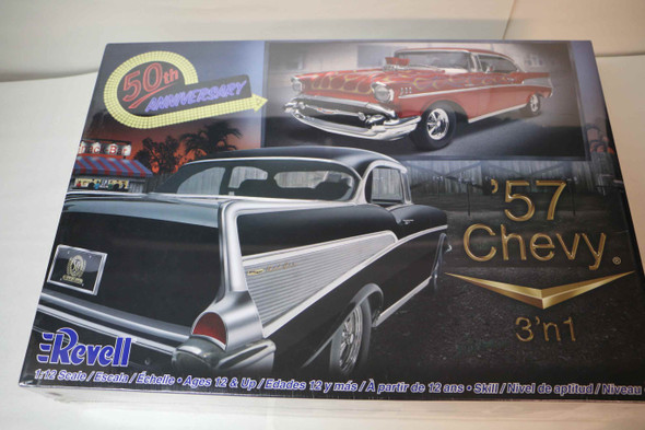 RMX85-2619 - Revell 1/12 1957 Chevy Hardtop 3'n 1 - WWWEB10112758