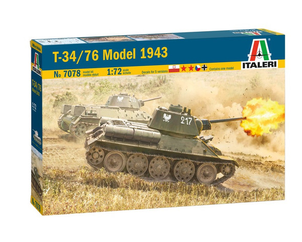 Italeri 1/72 T-34/76 Model 1943