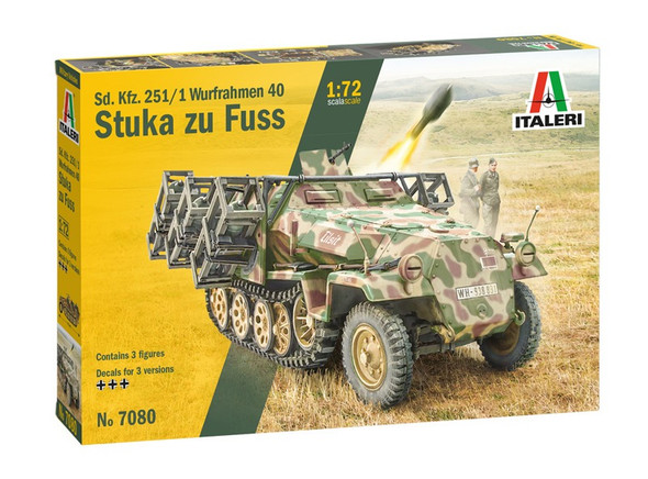 ITA7080 - Italeri 1/72 Sd.Kfz. 251/1 Wurfrahmen 40 - Stuka zu Fuss