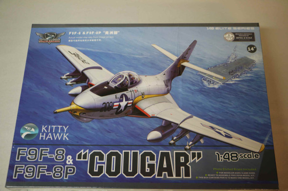 KITKH80127 - Kitty Hawk 1/48 F9F-8 & F9F-8P "Cougar" - WWWEB10112826