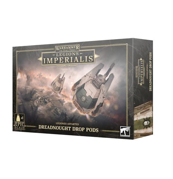 Games Workshop Legions Imperialis Dreadnought Drop Pods