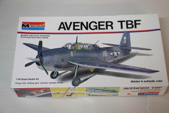 MON6829 - Monogram 1/48 Avenger TBF Grumman Navy Plane - WWWEB10112894