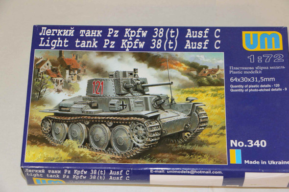 UMM340 - UM 1/72 Pz.Kpfw. 38(t) Ausf C - WWWEB1012898