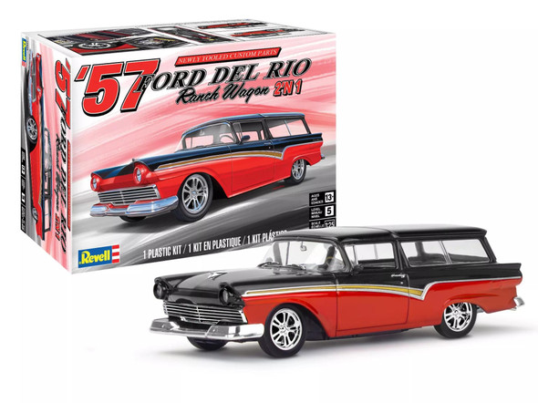 Revell 1/25 1957 Ford Del Rio Ranch Wagon 2 n 1