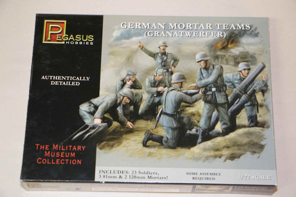 PEG7204 - Pegasus  Hobbies 1/72 German Mortar Teams (Granatwerfer)