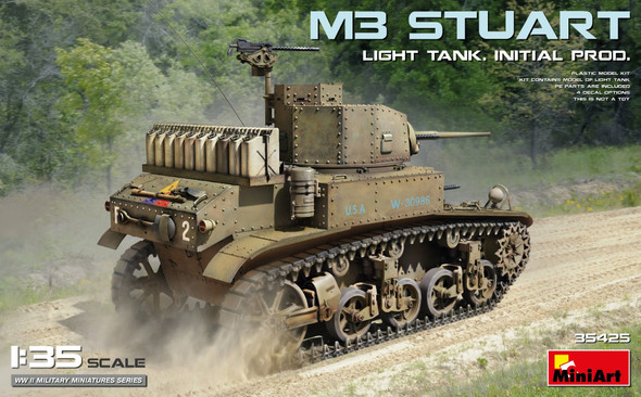 MiniArt 1/35 M3 Stuart Light Tank Initial Production