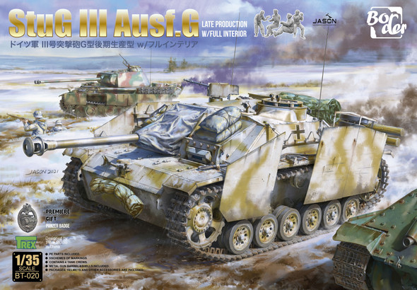 Border Model 1/35 Stug III Ausf.G Late Production with Full Interior