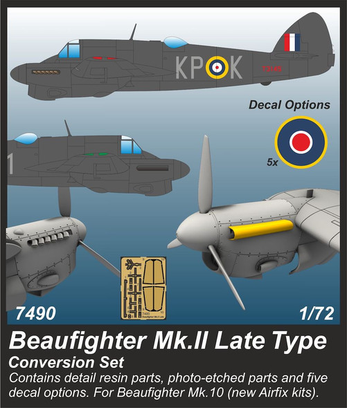 Czech Master's Kits 1/72 Beaufighter Mk.II Late Type Conversion Set