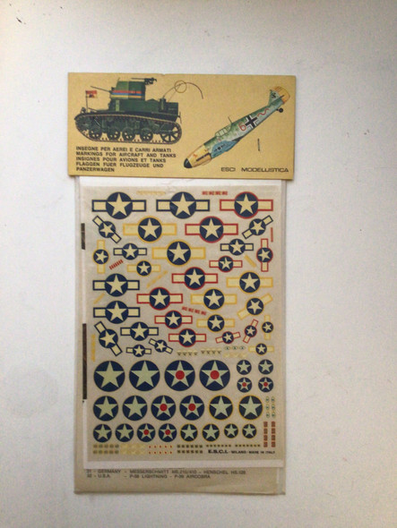 ESC7223 - Esci Markings for Aircrafts(1/72) and Tanks(1/30 or 1/40)