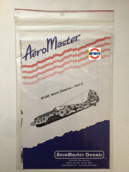 AMA48-098 - Aero Master Decals 1/48 Reich Defense (Part 3)