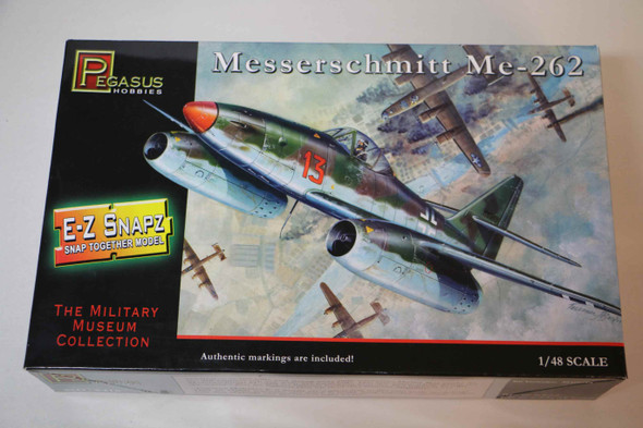 PEG8415 - Pegasus 1/48 Messerschmitt Me-262 Ez-Snapz - WWWEB10113548