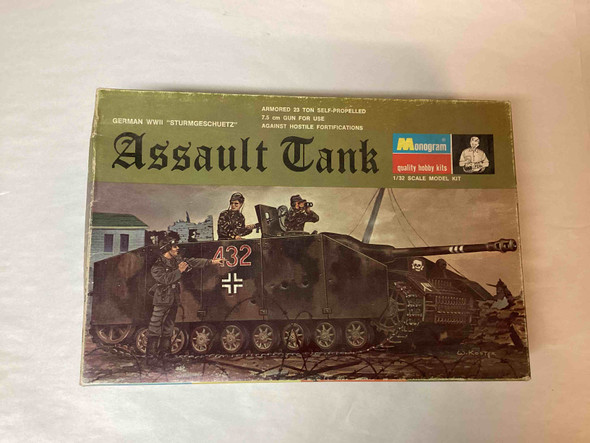 MON6861 - Monogram 1/32 Assault Tank German WWII Sturmgeschuetz - WWWEB10114022