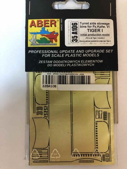 ABE35A106 - ABER 1/35 Tiger I Turret Side Stowage Bins