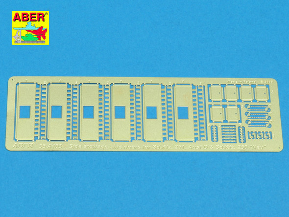 ABE35A103 - ABER 1/35 Side Stowage Bins Doors Sd.Kfz.250/251D