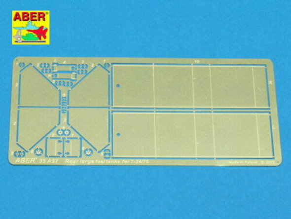 ABE35A97 - ABER 1/35 Large Rear Fuel Tanks for T34/76