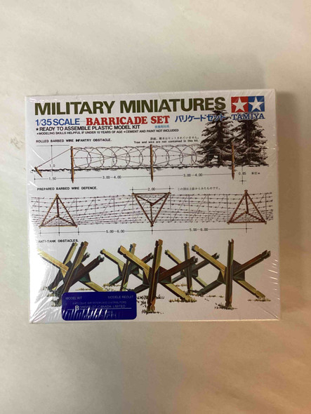TAM35027 - Tamiya 1/35 Barricade Set Military Miniatures - WWWEB10114580