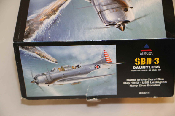 ACC3411 - Accurate Miniatures 1/48 SBD-3 Dauntless Battle of the Coral Sea May 1942 - USS Lexington - WWWEB10115019