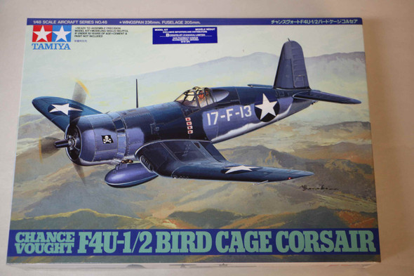 TAM61046 - Tamiya 1/48 Chance Vought F4U-1/2 Bird Cage Corsair - WWWEB10115186
