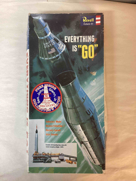 RMX85-1833 - Revell 1/110 Everything is "GO" Mercury Capsule & Atlas Booster - Preowned115452