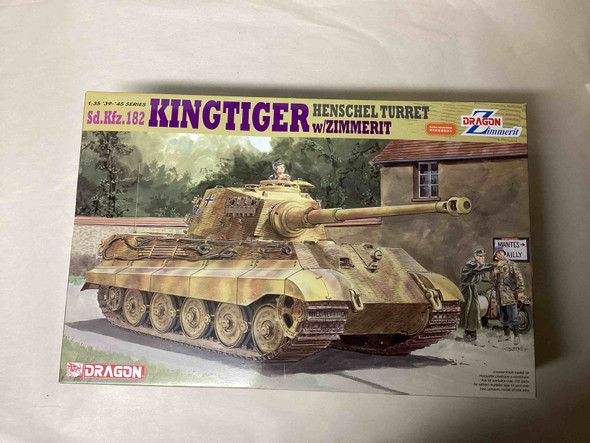 DRA6303 - Dragon 1/35 King Tiger Hens. Turret w/Zimmerit - WWWEB10115849