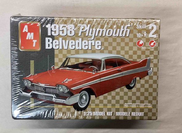 AMT31927 - AMT 1/25 1958 Plymouth Belvedere - Pre-owned 116055