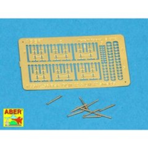 ABE350L56 - ABER 1/350 37mm Flak 42 Barrels with Shields for German Warships - 10pcs