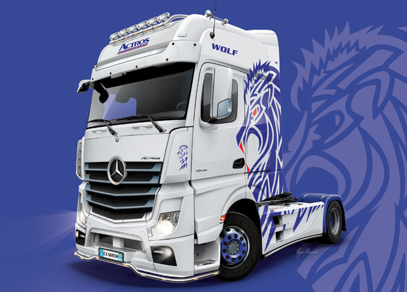 ITA3905 - Italeri 1/24 MERCEDES BENZ ACTROS MP4 GIGASPACE - Wheels
