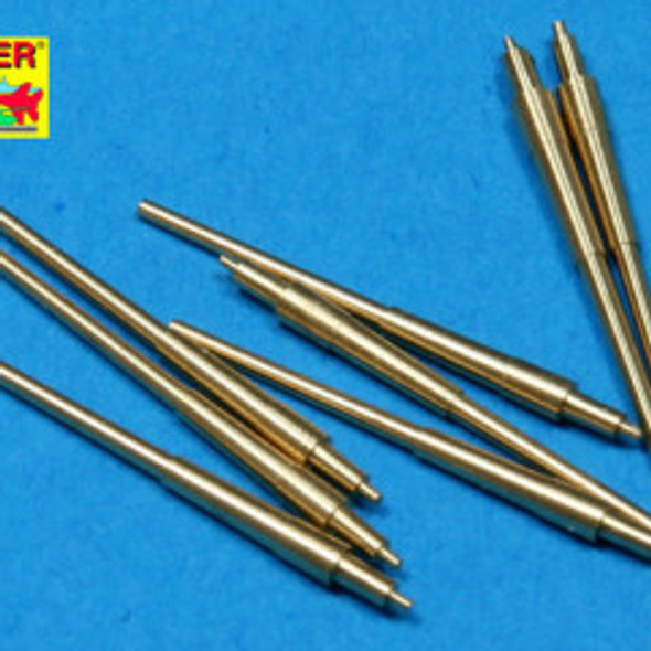 ABE700L14 - ABER 1/700 380mm Short Barrels for Turrets with Antiblast Covers for German Warships