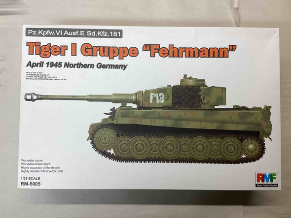 RFMRM-5005 - Rye Field Model 1/35 Tiger 1 Gruppe "Fehrmann" - PREOWNED10116827