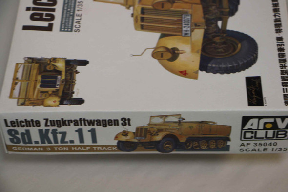 AFV35040 - AFV 1/35 Sd.Kfz.11 German 3 ton Half-Track - Pre-owned 10116882
