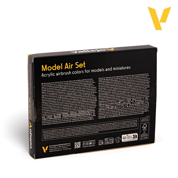 VLJ71190 - Vallejo German/Allies Paint Set 16pc