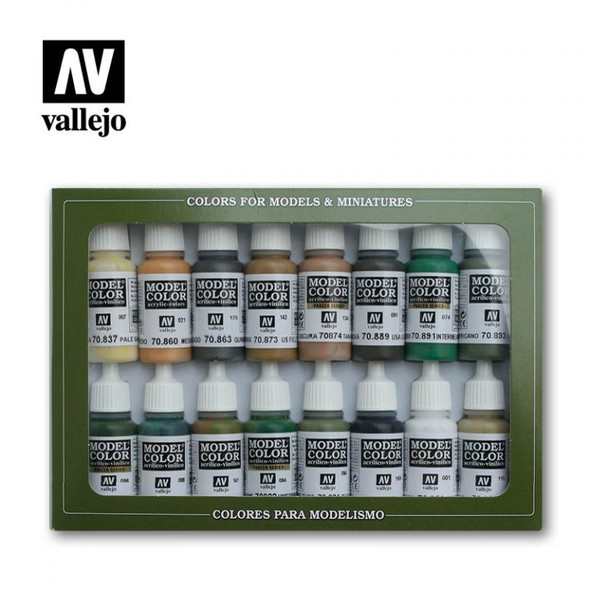 VLJ70109 - Vallejo Model Colour Set - Allied Forces WWII (16)